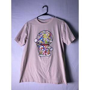 Uniqlo Murakami x Doroemon Tee Shirt Graphic Print Crewneck Men's Size Medium